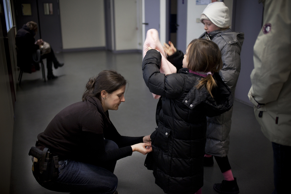 Les techniques d'auditions sont filmées et réalisées dans un laps de temps assez court pour garder les enfants concentrés.