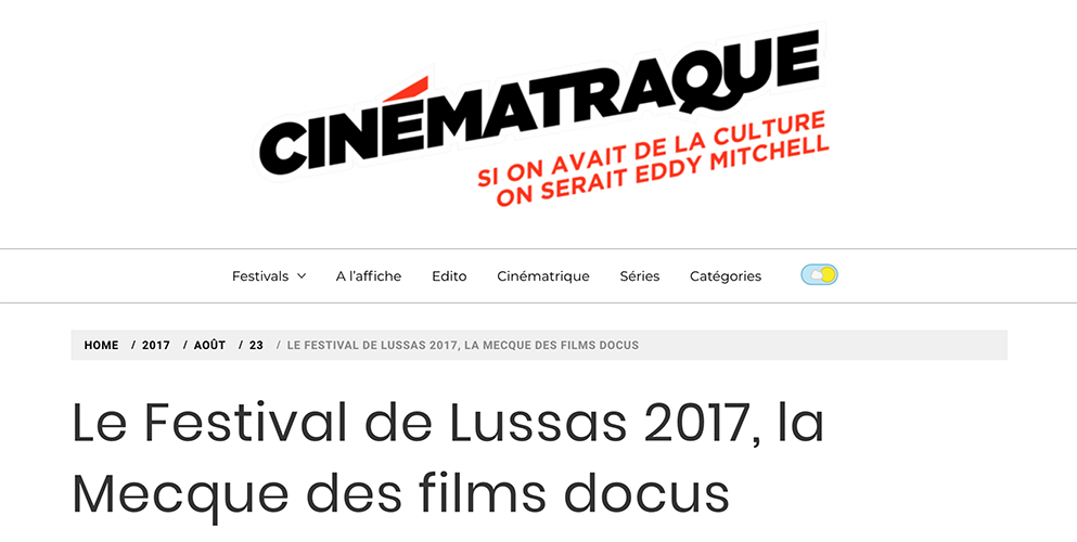 CINEMATRAQUE
Lire