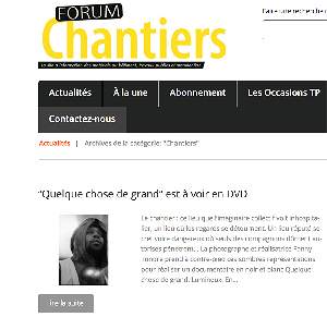 FORUM CHANTIERS
Lire
