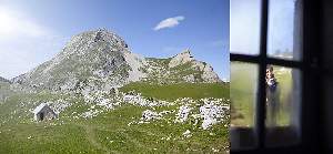 Cabane des Aiguillettes, au pied du Grand Veymont.